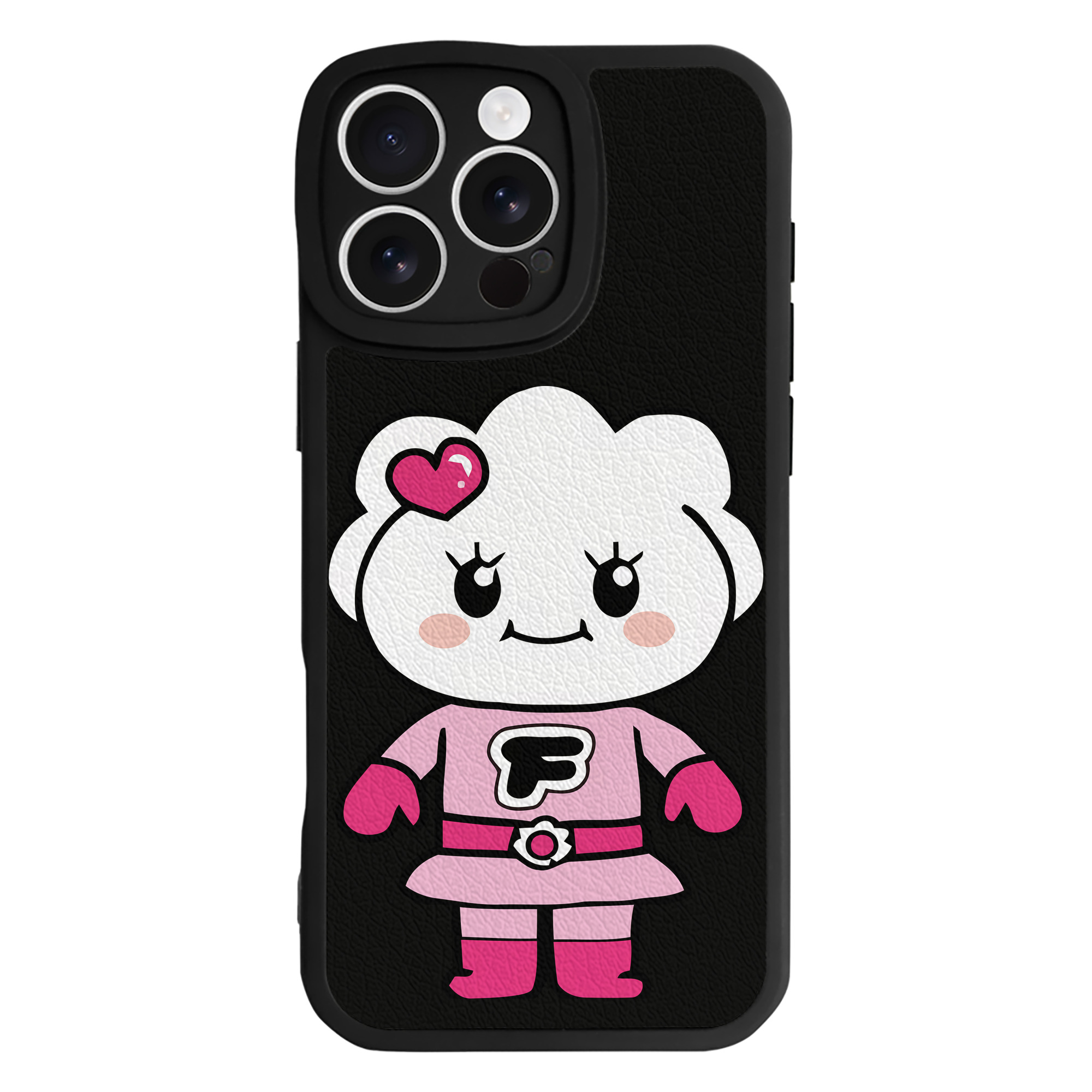 （画像用） アンパンマン Anpanman 【iPhone 16シリーズ対応】シリコンスマホケース（レザー調） 材質：シリコン